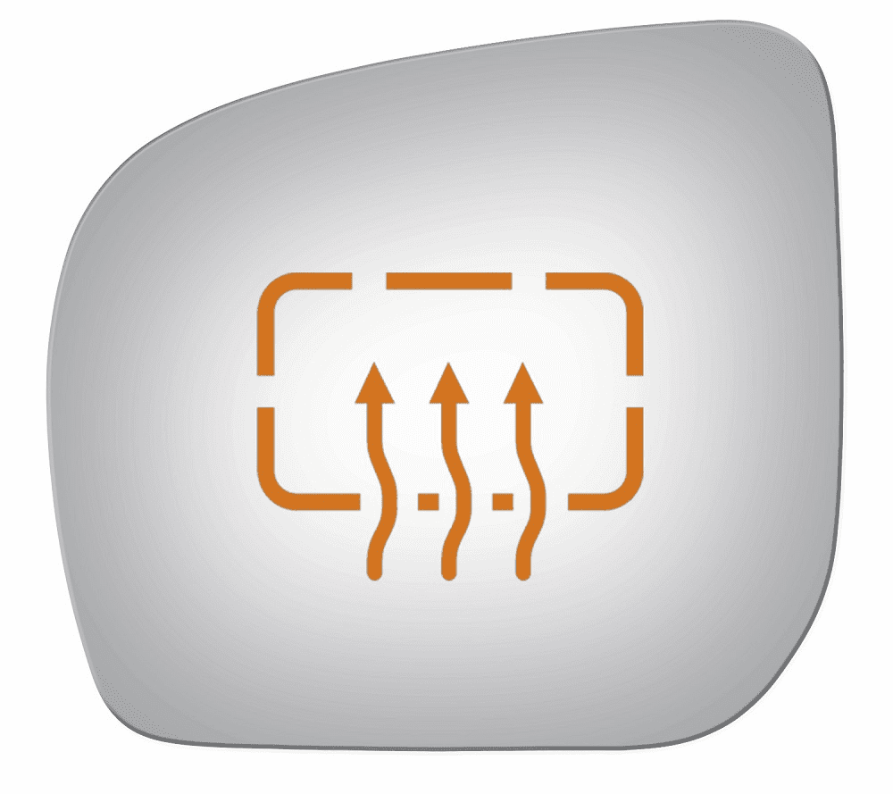 Subaru Forester 2009 Driver Side Heated Mirror Glass  