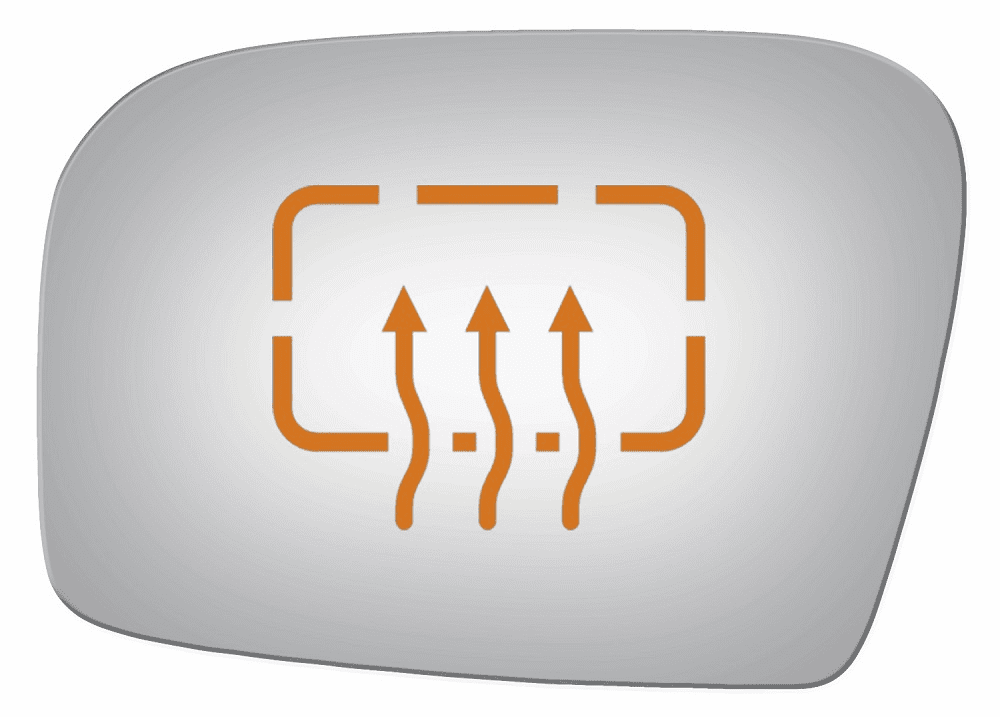 Subaru Outback 2008 Driver Side Heated Mirror Glass