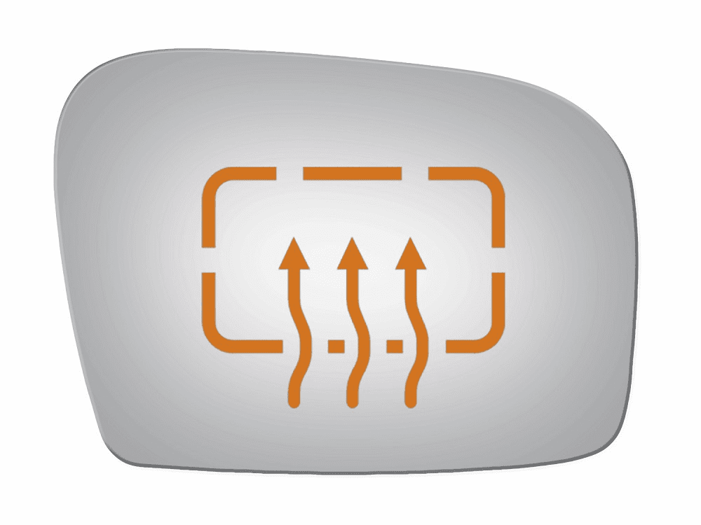 Subaru Outback 2008 Passenger Side Heated Mirror Glass 