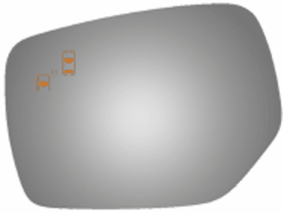 Subaru Outback 2016 Driver Side Mirror Glass Blind Spot