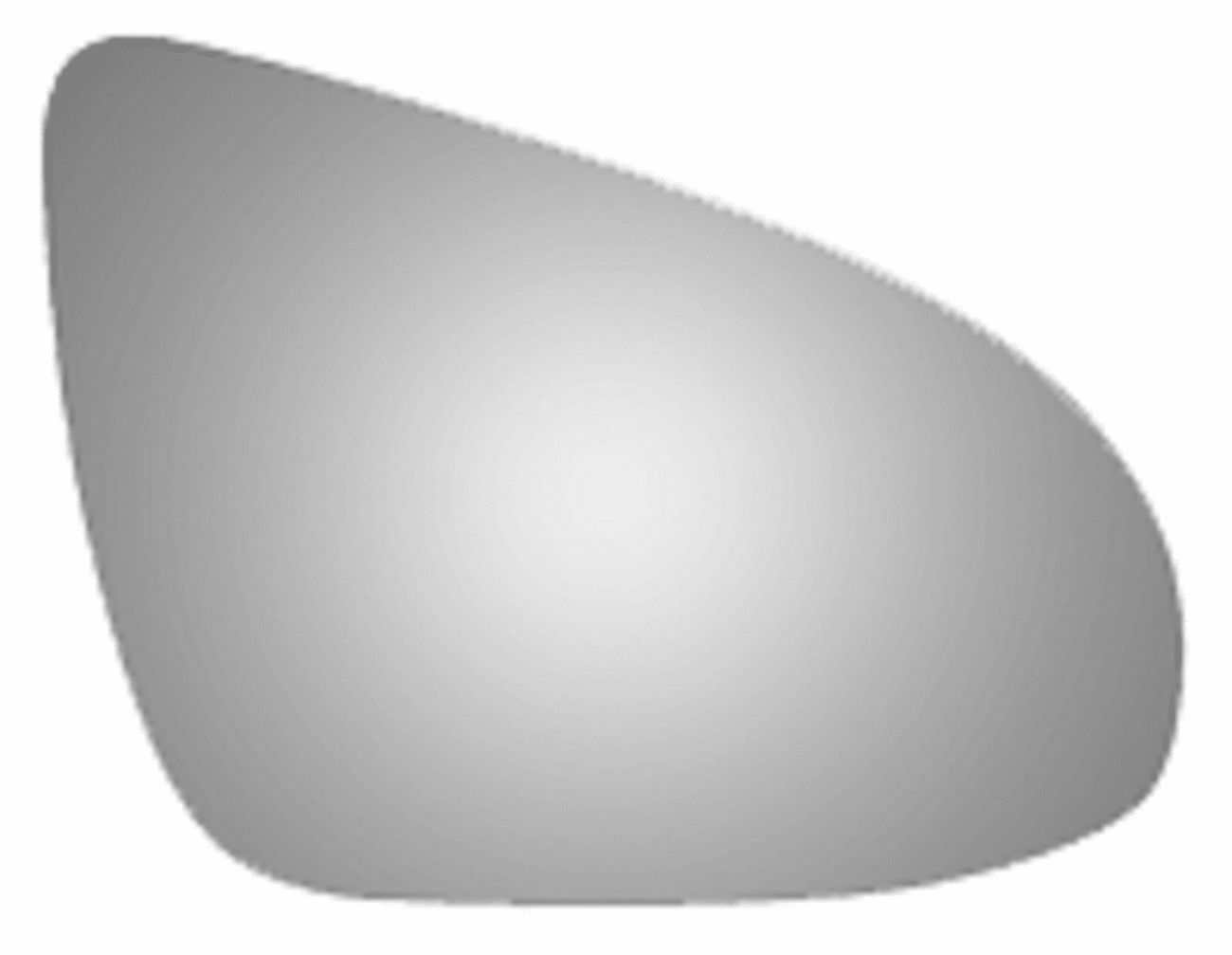 Toyota Camry 2017 Passenger Side Mirror Glass