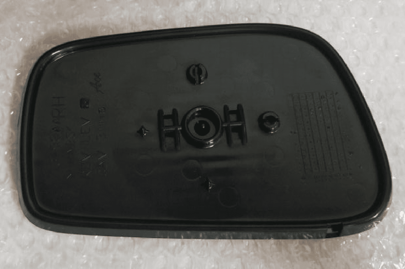 Toyota Corolla 2008 Passenger Side Mirror Glass W/New Backing Plate