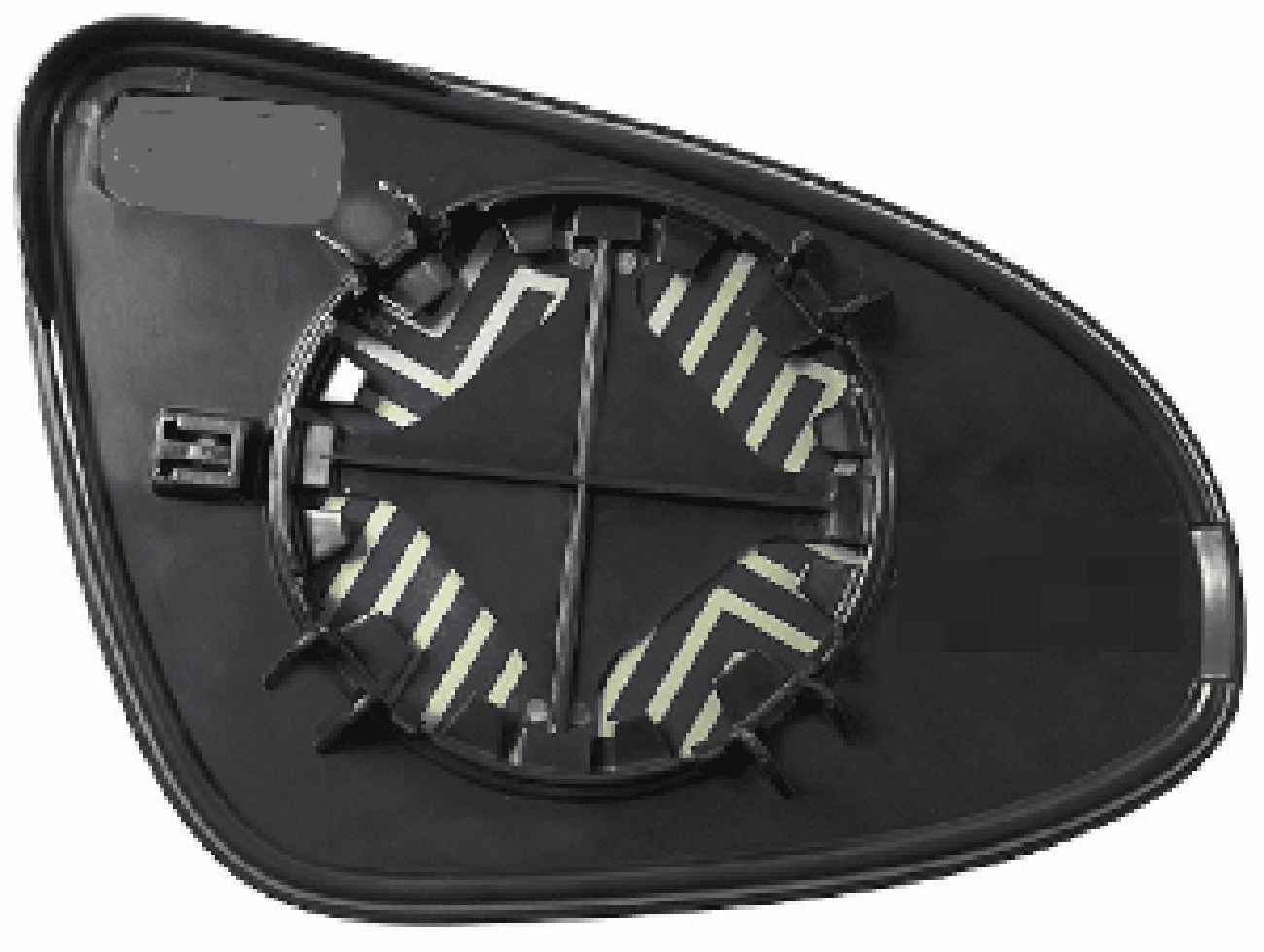 Toyota Corolla 2015 Driver Side Mirror Glass W/Backing Plate