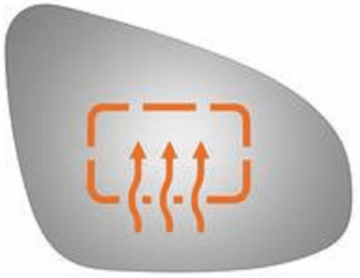 Toyota Corolla 2016 Passenger Side Mirror Glass Heated