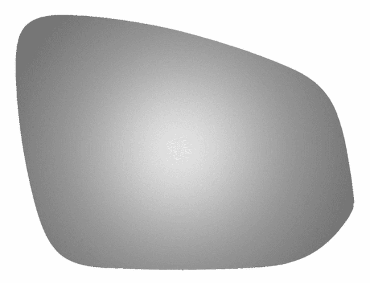 Toyota Highlander 2014 Passenger Side Mirror Glass