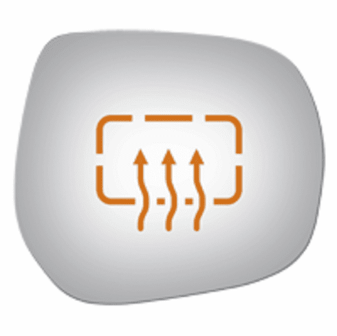 Toyota Land Cruiser 2015 Passenger Side Mirror Glass Heated 