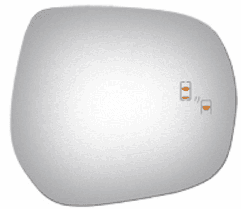 Toyota Land Cruiser 2017 Passenger Right Side Mirror Glass Blind Spot