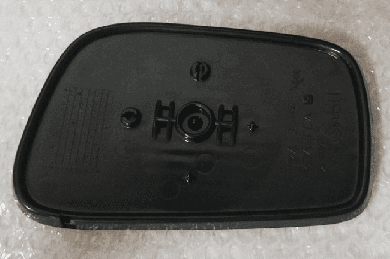 Toyota Matrix 2005 Driver Side Mirror Glass W/New Backing Plate