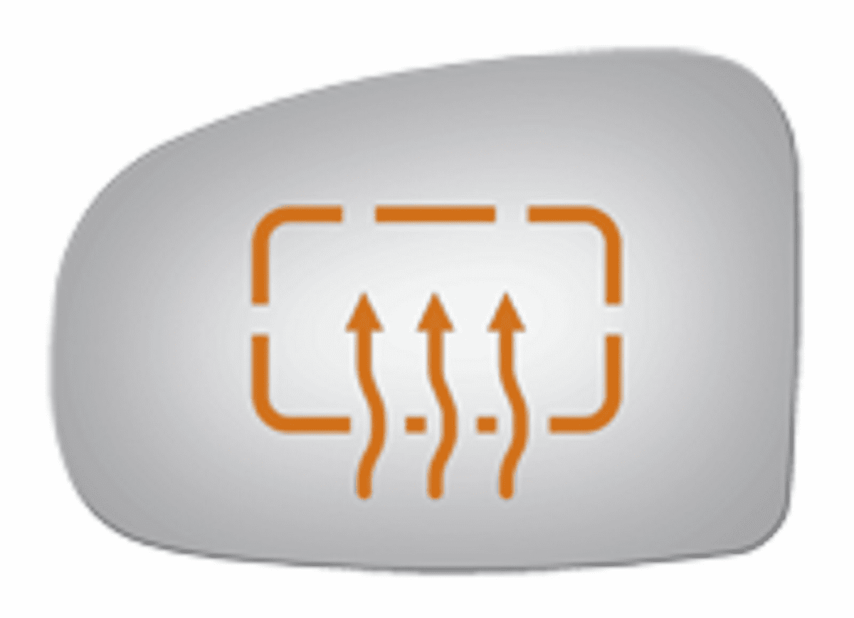 Toyota Prius 2015 Driver Side Mirror Glass Heated 