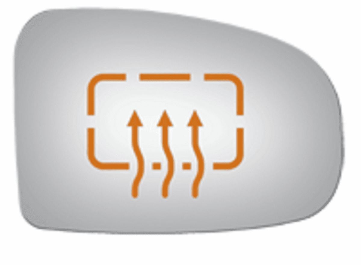 Toyota Prius 2015 Passenger Side Mirror Glass Heated 