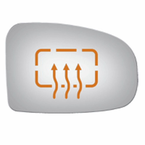 Toyota Prius 2015 Passenger Side Mirror Glass Heated 