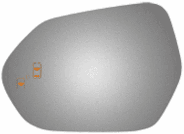 Toyota Prius 2017 Driver Left Side Mirror Glass Blind Spot