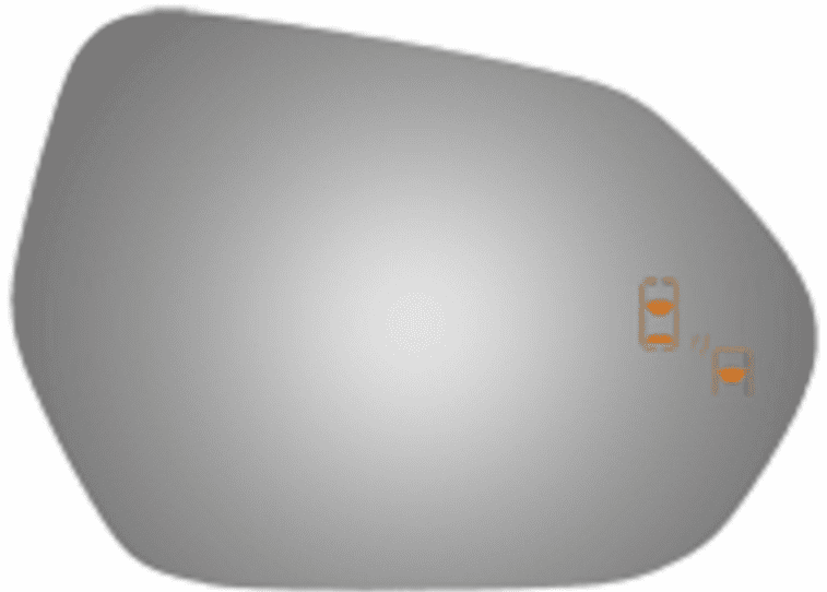 Toyota Prius 2016 2017 2018 2019 2020 2021 2022 Right Passenger Side Mirror Glass Blind Spot