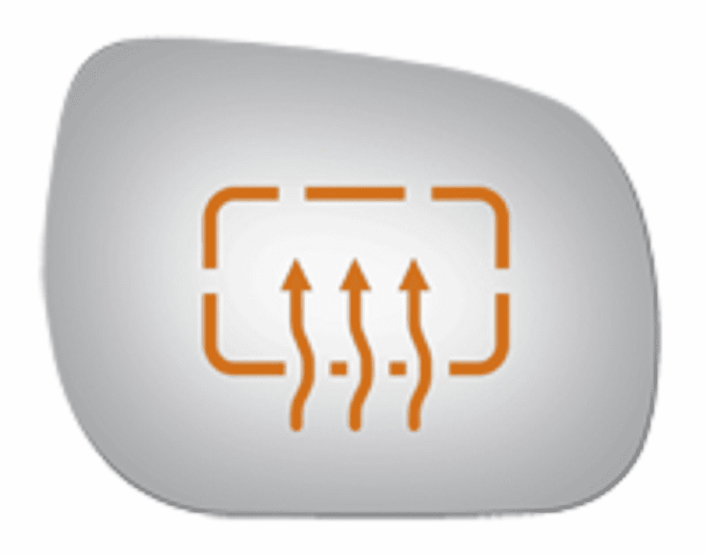 Toyota RAV4 2006 2007 2008 Passenger Side Heated Mirror Glass