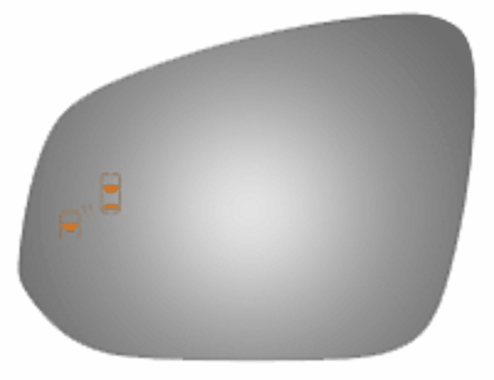 Toyota Rav4 2013-2014 Driver Side Mirror Glass Blind Spot