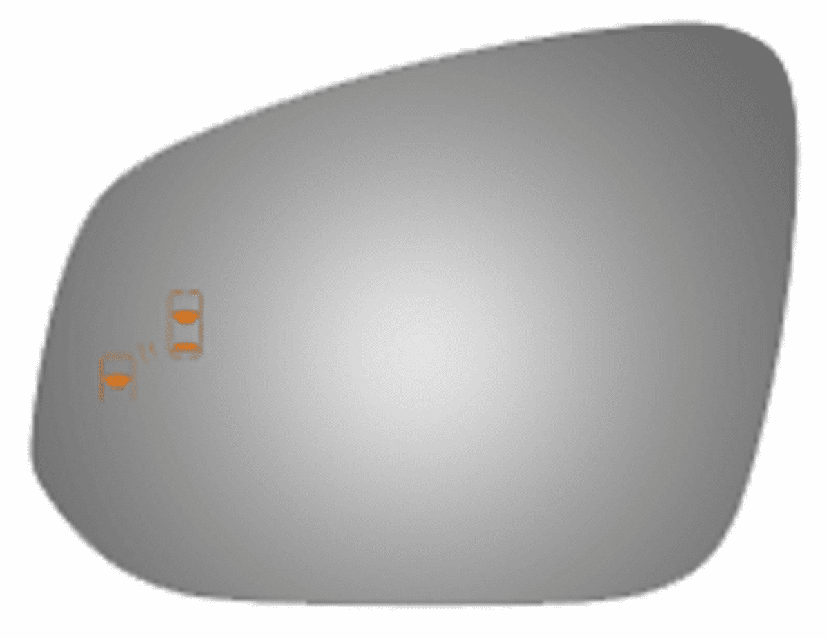 Toyota Rav4 2015 Driver Side Mirror Glass Blind Spot