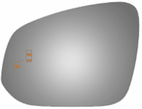 Toyota Rav4 2017 Driver Left Side Mirror Glass Blind Spot