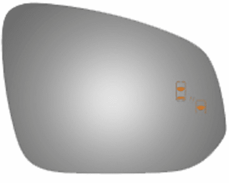 Toyota Rav4 2017 Passenger Right Side Mirror Glass Blind Spot