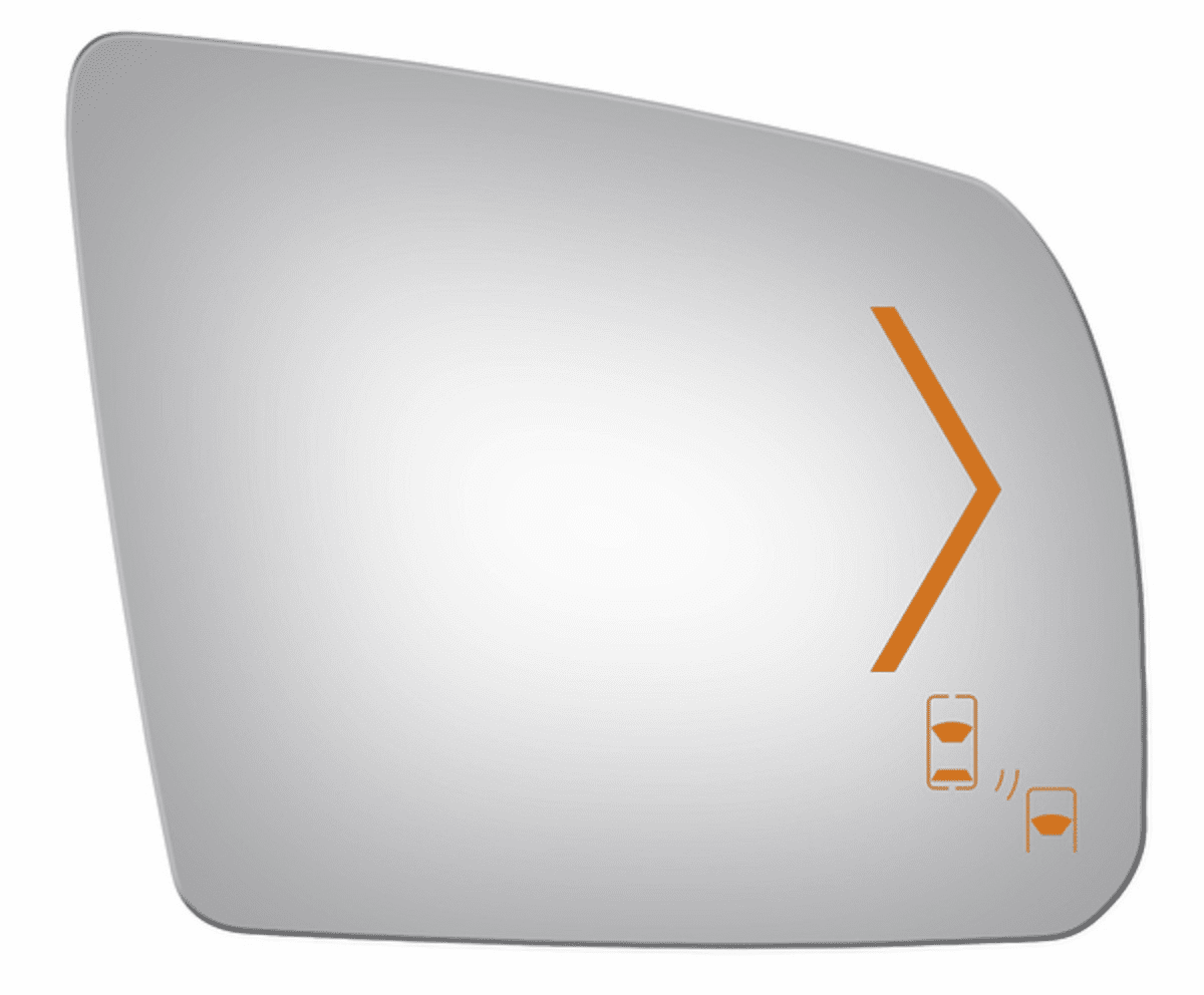 Toyota Sequoia 2015 Passenger Side Mirror Glass Signal W/Blind Spot