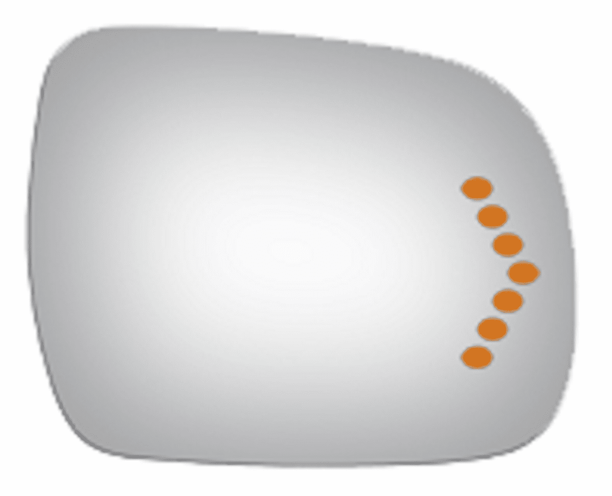 Toyota Sienna 2005 Passenger Right Mirror Glass Signal Icon
