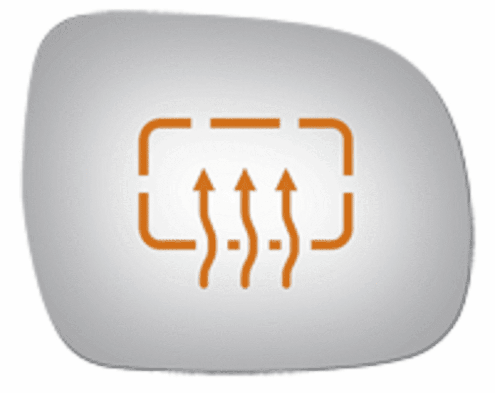 Toyota Sienna 2008 2009 2010 Passenger Side Heated Mirror Glass