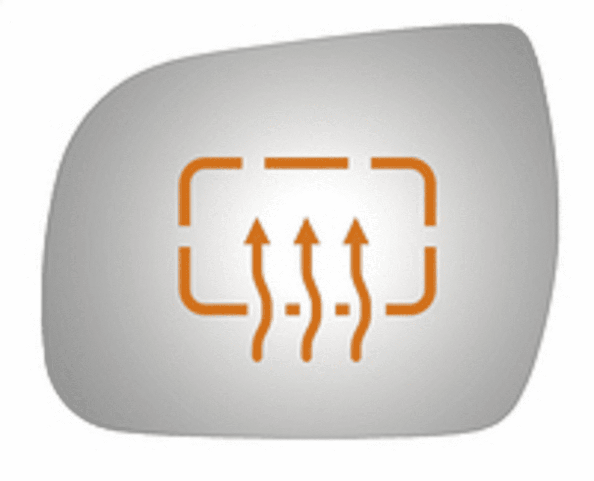 Toyota Sienna 2014 Driver Side Mirror Glass Heated 