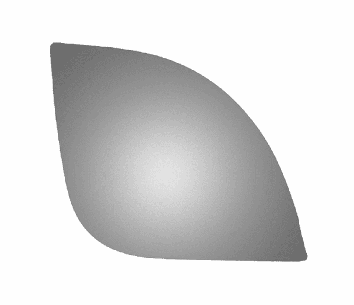 Toyota Sienna 2016 Passenger Side Mirror Glass