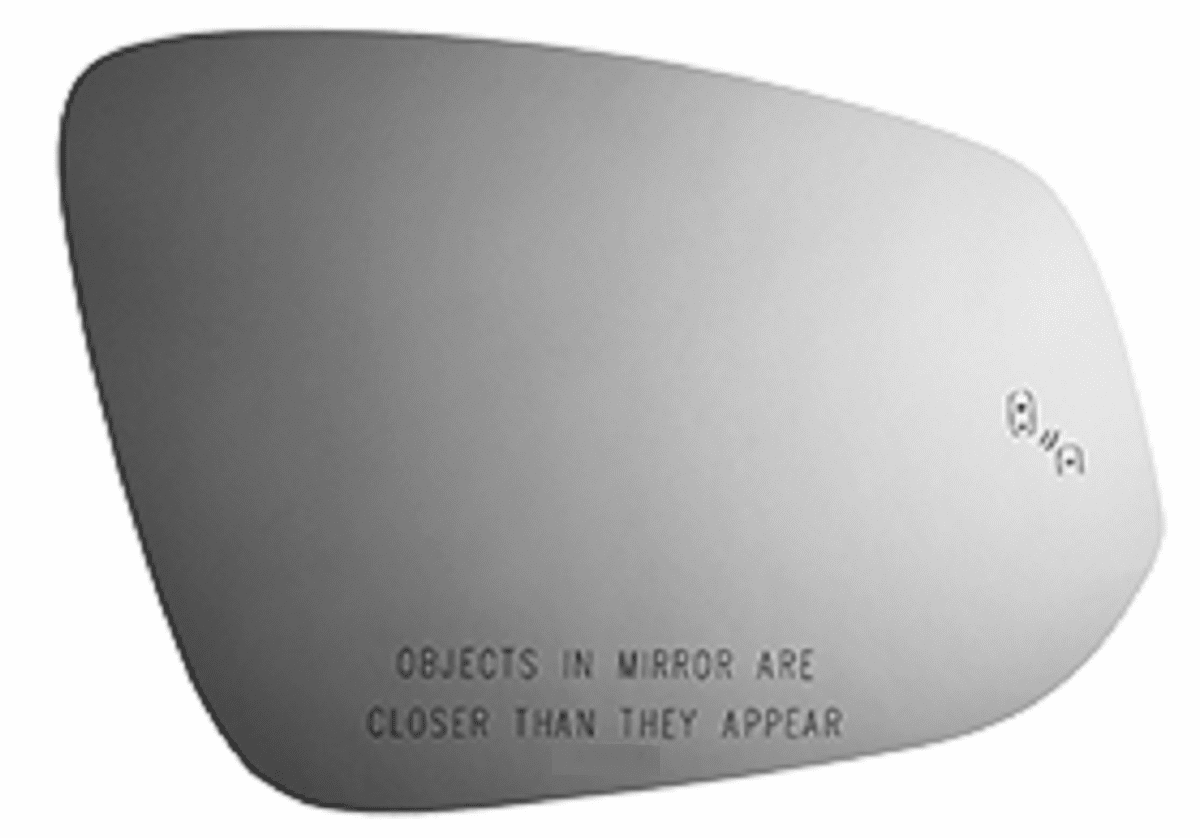 Toyota Sienna 2021 2022 2023 2024 Right Passenger Side Mirror with Blind Spot Icon