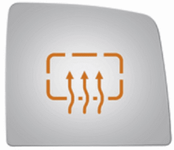 Toyota Tundra 2018 Passenger Right Side Mirror Glass Heated