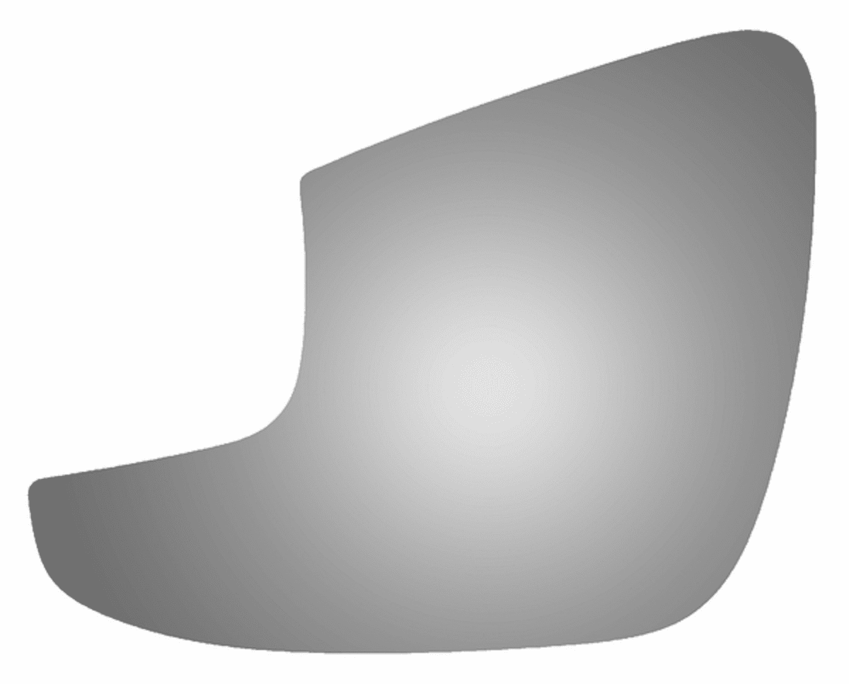 Toyota Venza 2014 Driver Side Mirror Glass