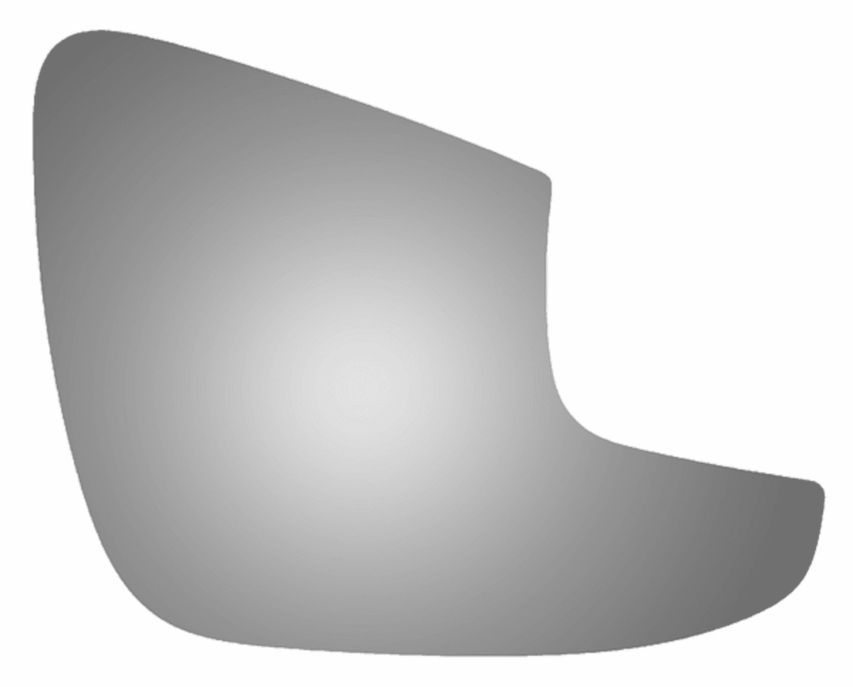 Toyota Venza 2014 Passenger Side Mirror Glass