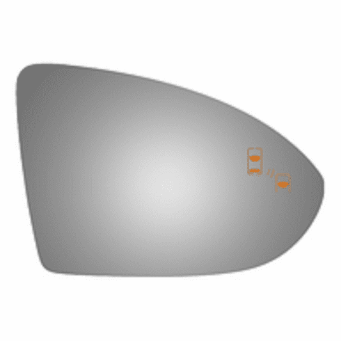 Volkswagen E-Golf 2015 Passenger Side Mirror Glass