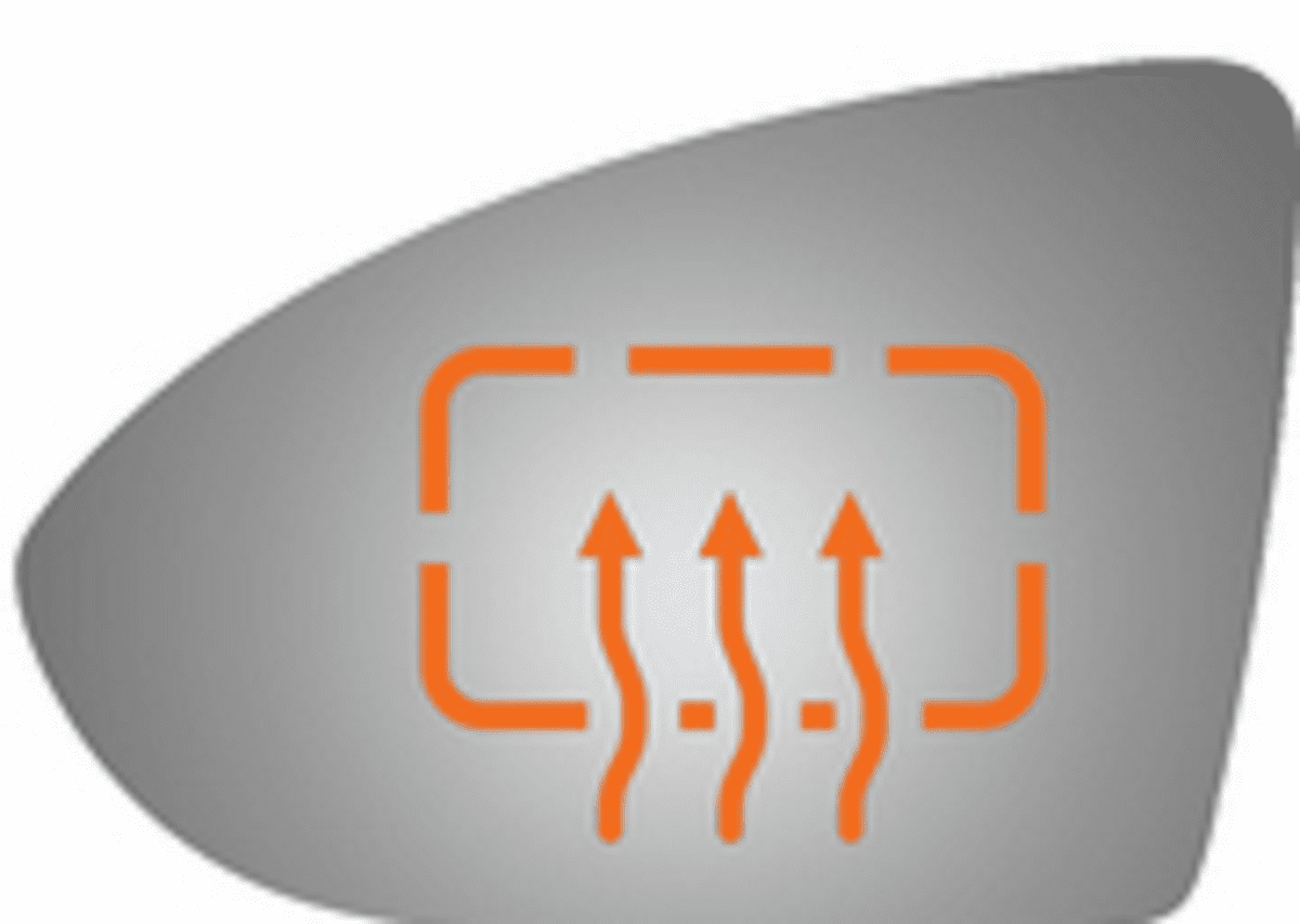 Volkswagen Golf 2016 Driver Left Side Mirror Glass Heated