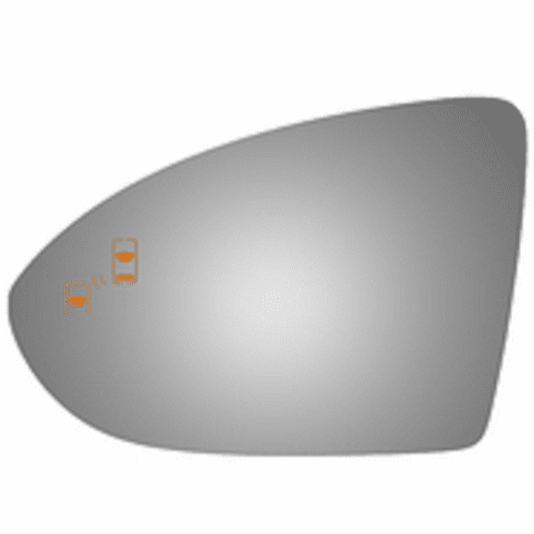 Volkswagen Golf 2018 Driver Left Side Mirror Glass Blind Spot