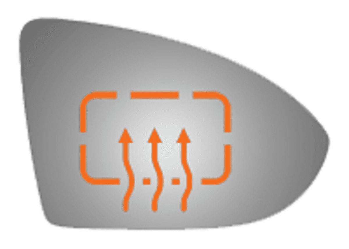 Volkswagen Golf 2018 Passenger Right Side Heated Mirror Glass