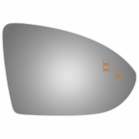 Volkswagen Golf 2018 Passenger Right Side Mirror Glass Blind Spot