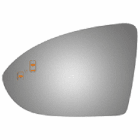 Volkswagen GTI 2017 Driver Side Mirror Glass