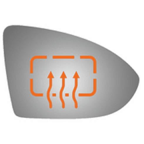 Volkswagen GTI 2017 Passenger Side Mirror Glass