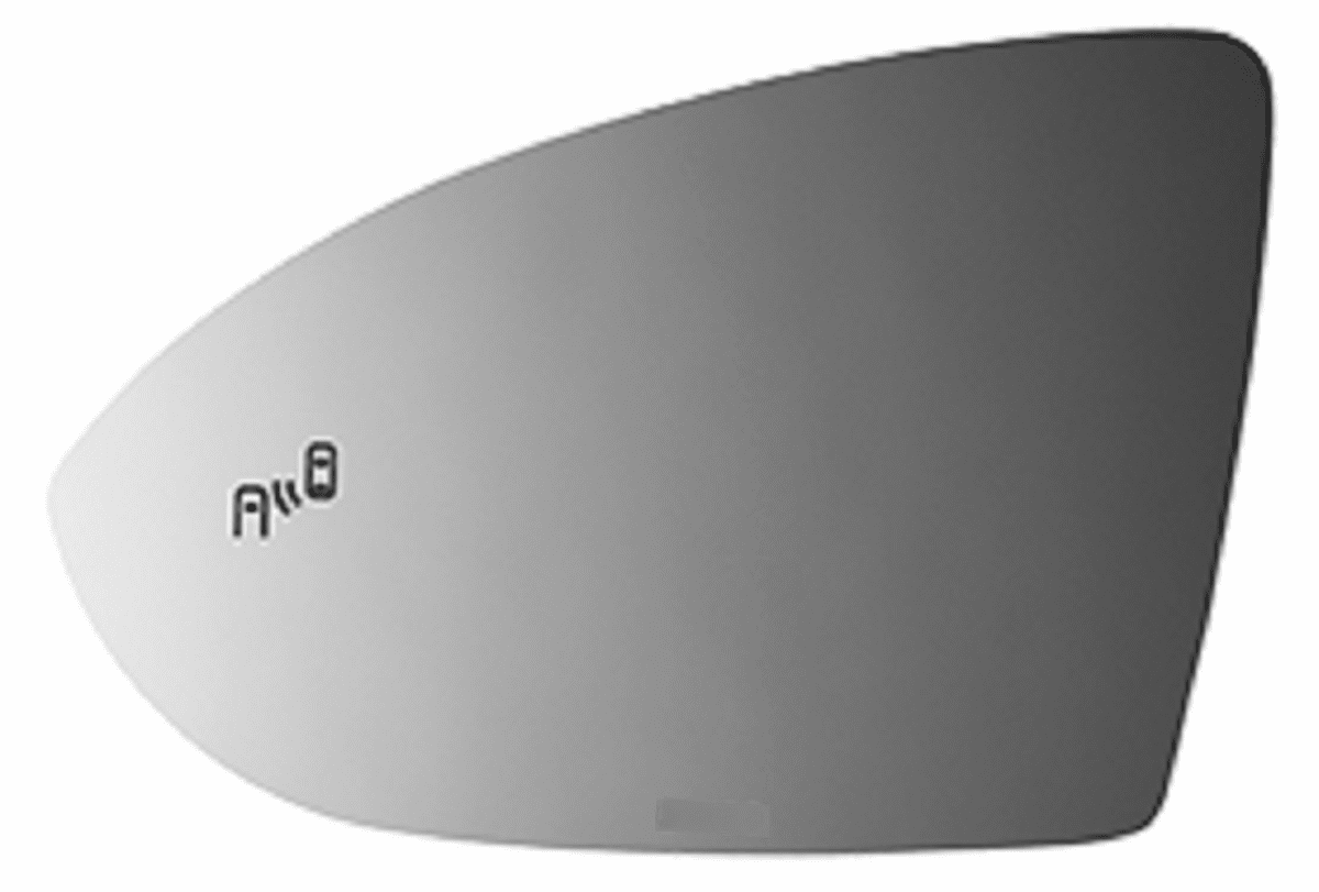 Volkswagen Jetta 2019 2020 2021 2022 2023 Left Driver Side Mirror Glass with Blind Spot Icon