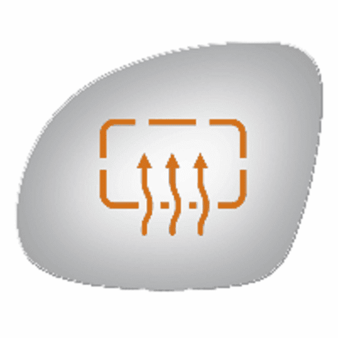 Volkswagen Tiguan Limited 2017 Driver Side Heated Mirror Glass