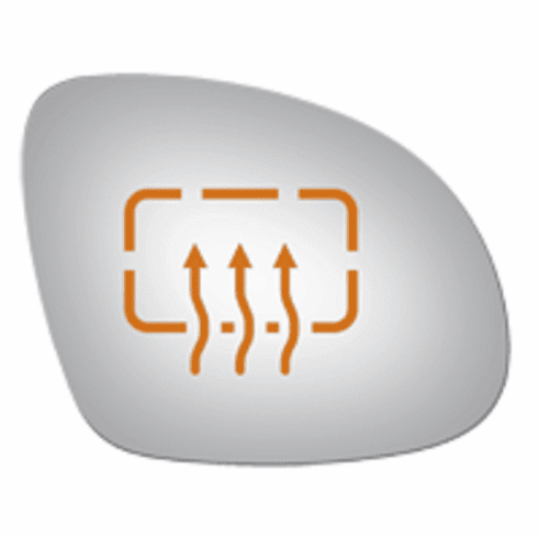 Volkswagen Tiguan Limited 2017 Passenger Side Heated Mirror Glass