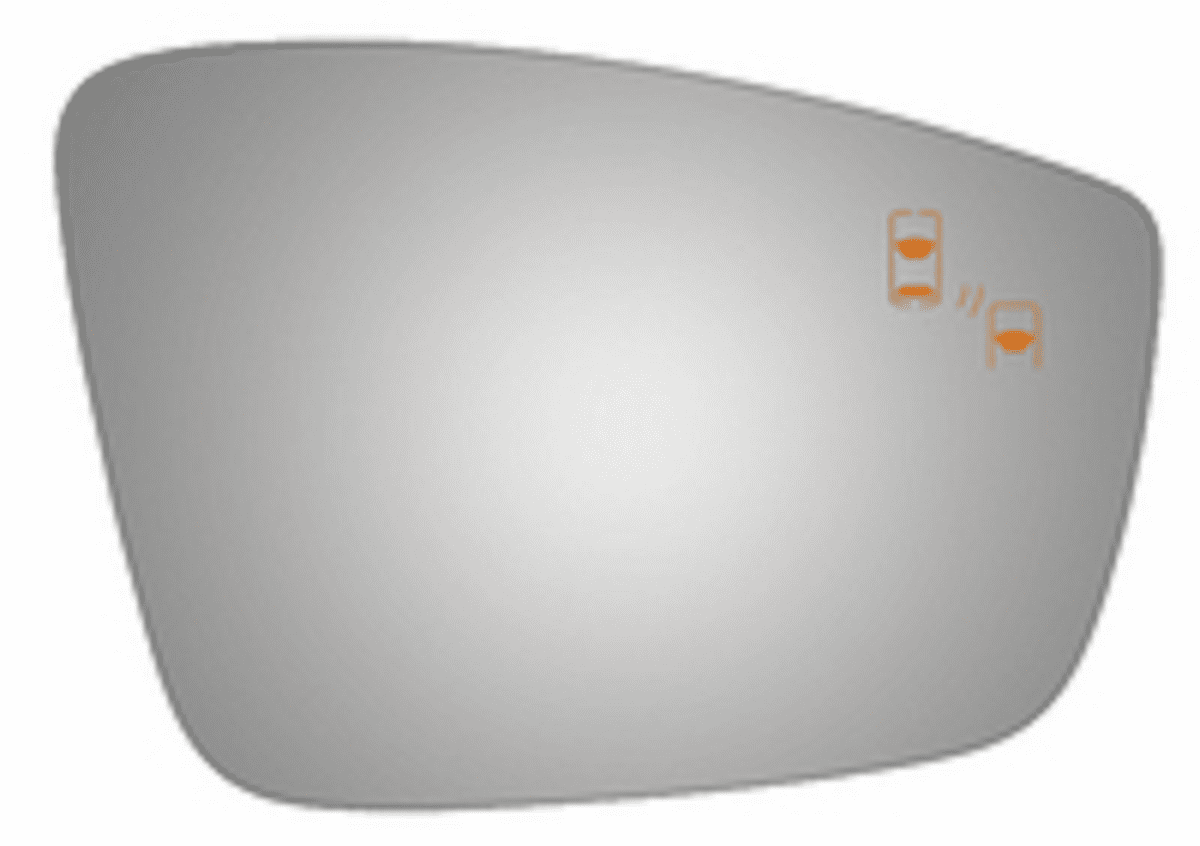 Volkswagen VW Beetle 2013 Passenger Side Mirror Glass Blind Spot