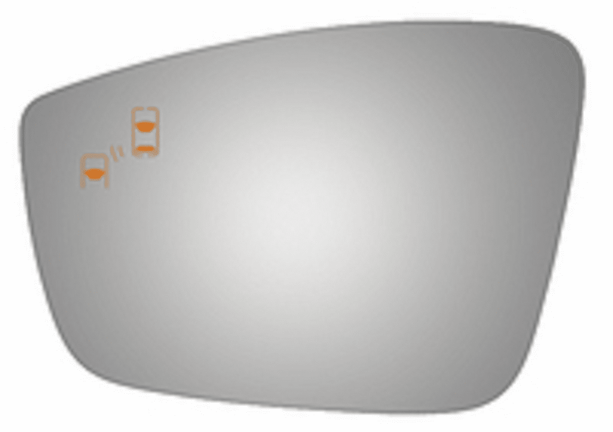 Volkswagen VW Beetle 2015 Driver Side Mirror Glass Blind Spot