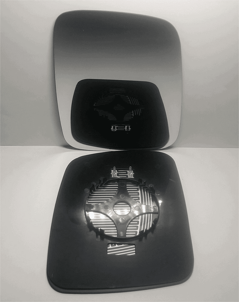 Volkswagen VW Eurovan 2003 Driver Side Heated Mirror Glass Clip-On