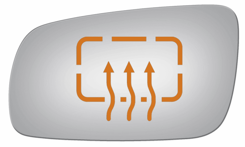 Volkswagen VW Golf 2001 Driver Side Heated Mirror Glass 