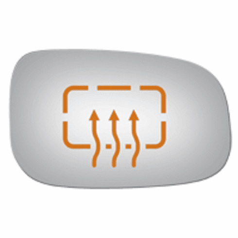 Volvo C70 2008 Passenger Side Heated Mirror Glass 