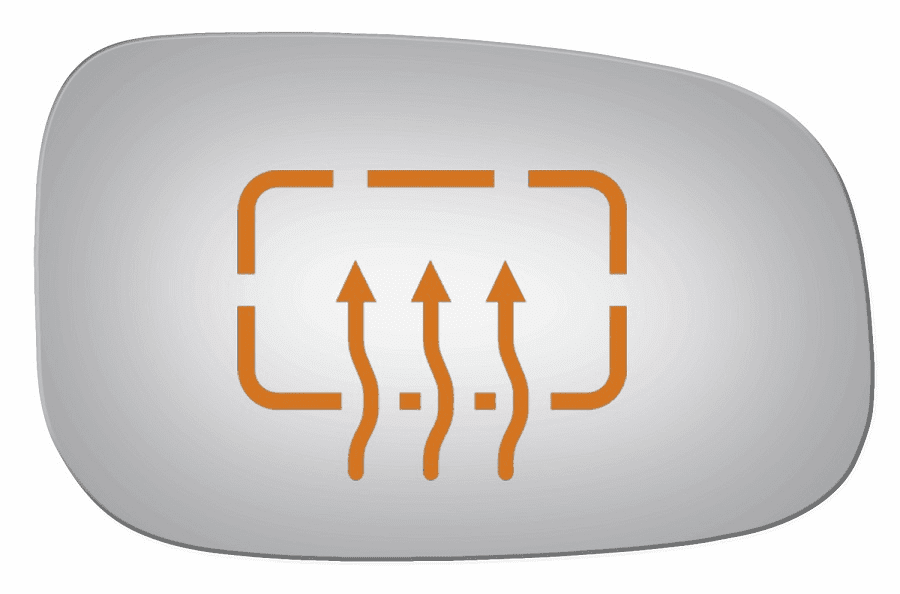 Volvo S60 2007 Passenger Side Mirror Glass Heated