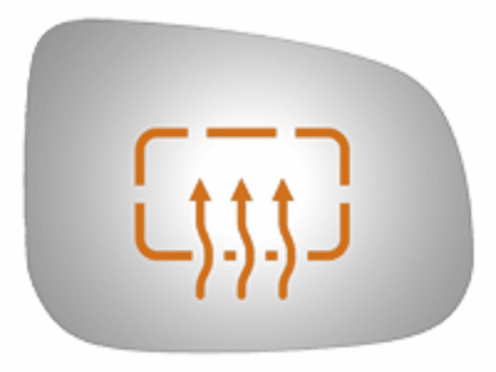 Volvo S60 2015 Passenger Side Mirror Glass Heated 