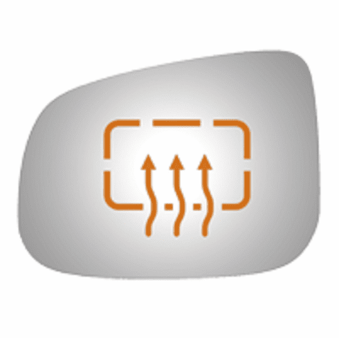 Volvo S80 2015 Driver Side Mirror Glass Heated 