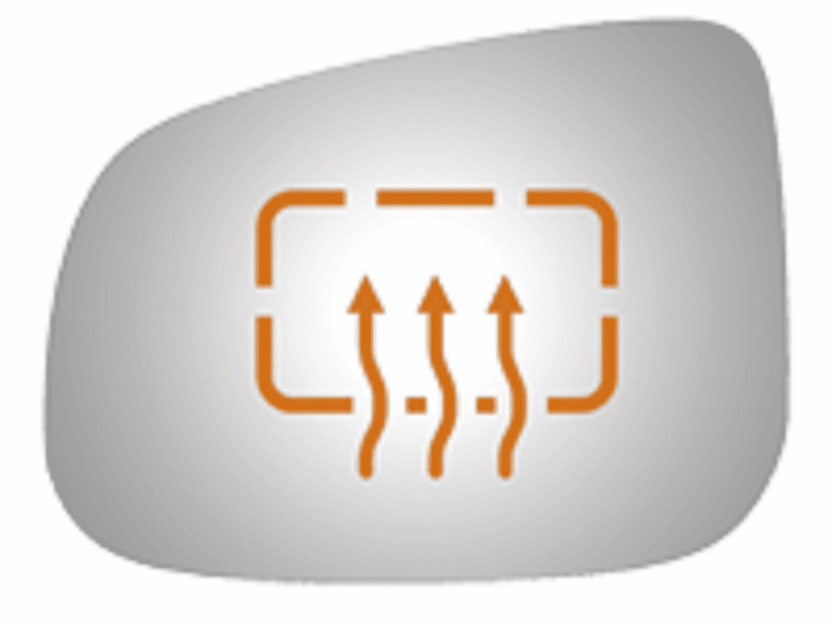 Volvo S80 2016 Driver Side Mirror Glass Heated 